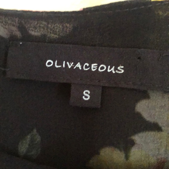 Olivaceous Flowered Mini Dress ❤️ - Picture 6 of 8